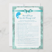Baby Narwhal, das Mommy Best Baby Shower Game kenn Einladung (Vorderseite)