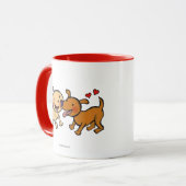 Baby-Nasen-Küsse vom Hund Tasse (Vorderseite Links)