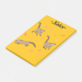 Baby-Nasenbären Post-it Klebezettel (angewinkelt)