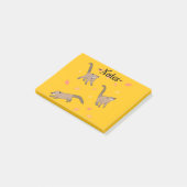 Baby-Nasenbären Post-it Klebezettel (angewinkelt)