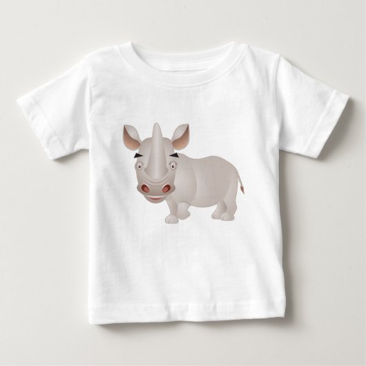 Baby-Nashorn Baby T-shirt (Vorderseite)