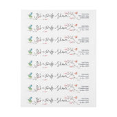 Baby-Nashorn u. Piepmätze malten Babyparty (Bogen)