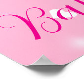 Baby Nelly Birthday Party Poster (Ecke)