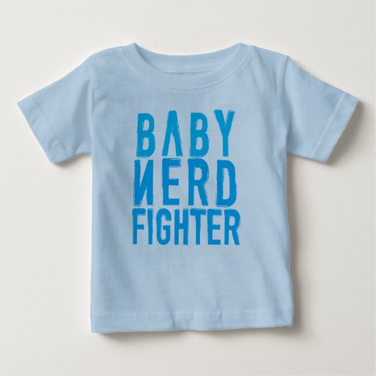 Baby Nerdfighter Blau Baby T-shirt (Vorderseite)