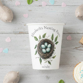 Baby Nesting Party Bird Nest Pappbecher
