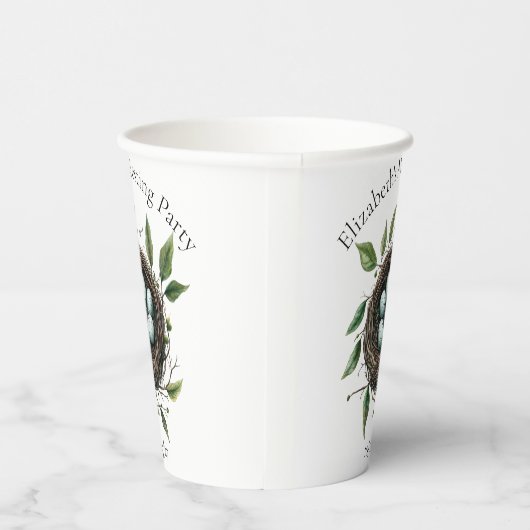 Baby Nesting Party Bird Nest Pappbecher (Rechts)