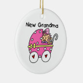 Baby-neue Großmutter-Geschenke Keramik Ornament (Rechts)