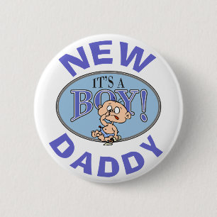 Baby-neuer Vati Button