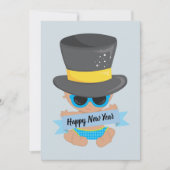 Baby-neues Jahr-Kinderfreundliche Party Einladung (Vorderseite)