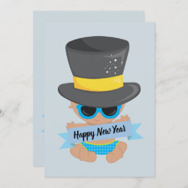 Baby-neues Jahr-Kinderfreundliche Party Einladung