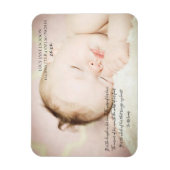 Baby Newborn Foto Keepake Magnet (Vertikal)