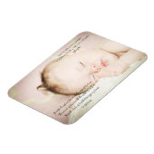 Baby Newborn Foto Keepake Magnet (Linke Seite)