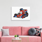 Baby Nice car Cartoon - Wählen Sie die Hintergrund Leinwanddruck (Insitu (Wohnzimmer))