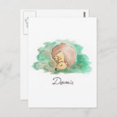 Baby Nickerchen Postkarte (Vorne/Hinten)