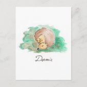 Baby Nickerchen Postkarte (Vorderseite)