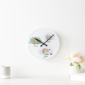 Baby Nickerchen Runde Wanduhr (Zuhause)