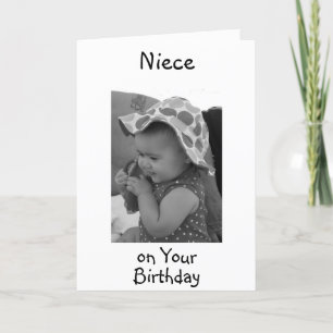 **BABY NIECE'S GEBURTSTAG** CARD KARTE
