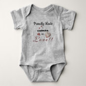 Baby Niedlich Bodysuit - Personalisieren Sie Ihr L Baby Strampler (Vorderseite)