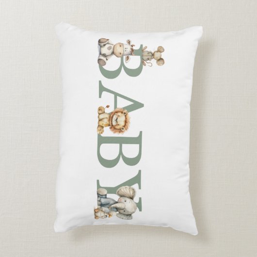 Baby niedlich gestopfte Tiere Dekokissen (Rückseite(Vertikal))