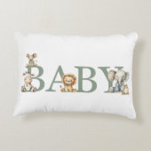 Baby niedlich gestopfte Tiere Dekokissen (Rückseite)