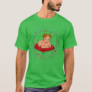 Baby Niedlich Girl Pregnant Mama Vater Baby Shower T-Shirt
