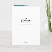 Baby Niedlich, lustige Geburtstagskarte Karte (Rückseite)