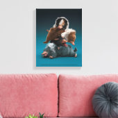 Baby NIFFLER™ Pile Leinwanddruck (Insitu (Wohnzimmer))