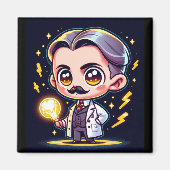 Baby Nikola Tesla Magnet (Vorne)