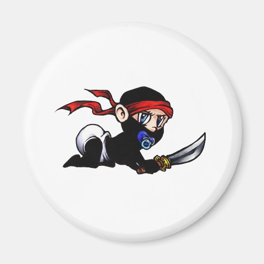 Baby Ninja Säugling Ninjutsu Magnet (Vorne)