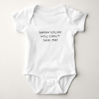 Baby Ninja! Sie können mich nicht sehen! Strampler