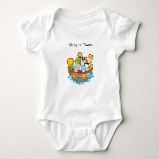 Baby Noah's Ark Bodysuit Baby Strampler (Vorderseite)