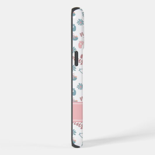 Baby Nurse Phone Case | Personalized Name iPhone Hülle (Rechte Seite)