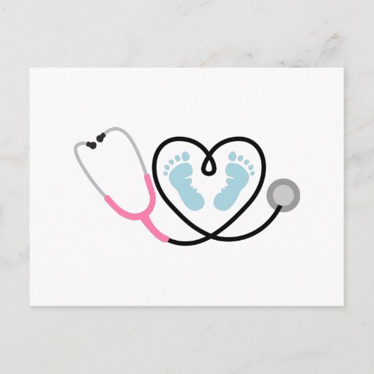 Baby Nurse Postkarte (Vorderseite)