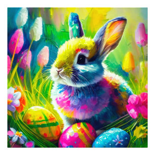 Baby Oaster Bunny Painting-91452 Fotodruck