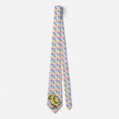 Baby Oaster Chic Multicolred Square Design Krawatt Krawatte (Vorderseite)