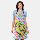 Baby Oaster Chic Multicolred Square Design Schürze (Getragen)