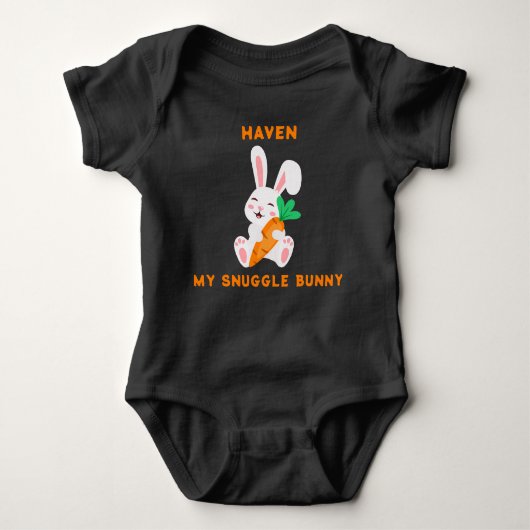 Baby Oaster mein Snugggle Bunny Bodysuit Baby Strampler (Vorderseite)
