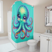 "Baby Octopus Ocean Fun" Duschvorhang (Beispiel)