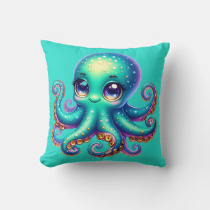 "Baby Octopus Ocean Fun" Kissen