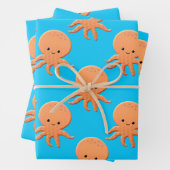 Baby Octopus Pattern Geschenkpapier Set (Beispiel)