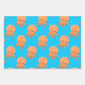 Baby Octopus Pattern Geschenkpapier Set (Vorderseite)