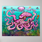 Baby Octopus Poster (Vorne)
