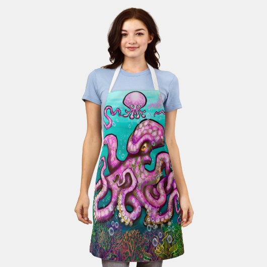 Baby Octopus-Schürze Schürze (Getragen)