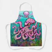 Baby Octopus-Schürze Schürze (Vorderseite)