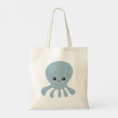 Baby Octopus Tote Bag Tragetasche (Rückseite)