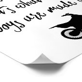 Baby oder Kleinkind Kinderzimmer Motocross Dirtbik Poster (Ecke)