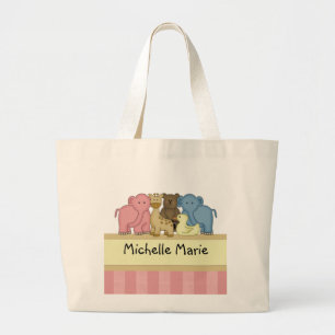 Baby- oder Kleinkind Personalisiert Travel Tote Ba Jumbo Stoffbeutel