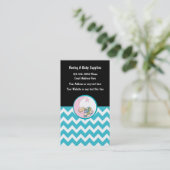 Baby oder Second Hand Store Visitenkarte (Stehend Vorderseite)