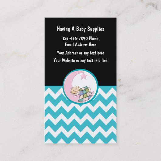 Baby oder Second Hand Store Visitenkarte (Vorderseite)