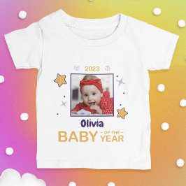Baby of the Year Custom Photo T-Shirt